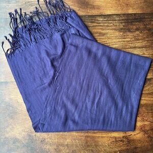 Pashmina Blue Purple Scarf with Branded Tag